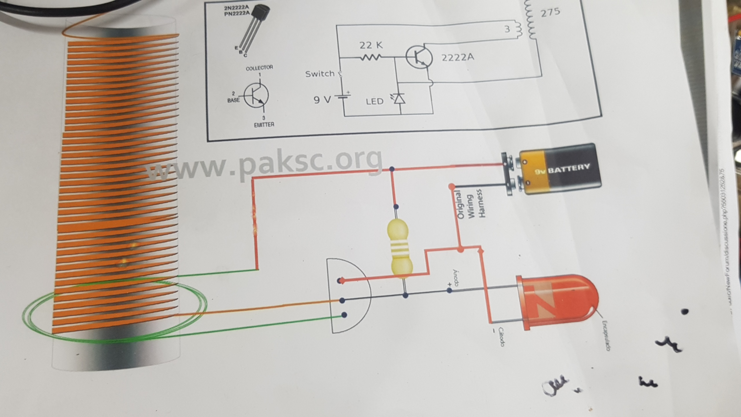 Bobina di Tesla su circuito stampato